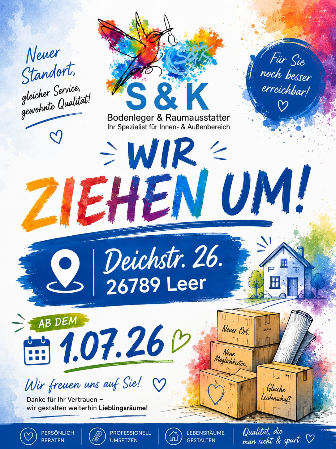 Neuer Standort S&K